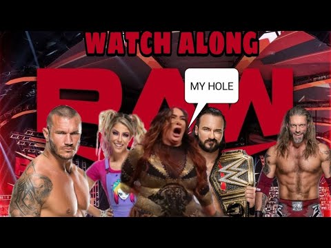 MY HOLE MONDAY NIGHT RAW 2/15/21 WATCH ALONG
