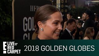 Alicia Vikander's Hilarious Oscar Award Story | E! Live from the Red Carpet