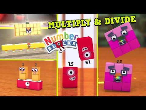 Numberblocks Multiplication & Division Compilation