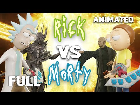 Rick Duels Morty - Harry Potter VS Lord of the Rings In YuGiOh Rick and Morty