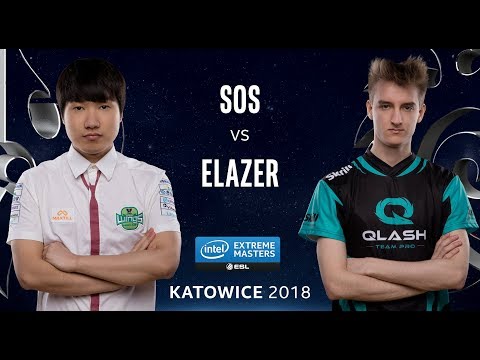 StarCraft II - sOs [P] vs. Elazer [Z] - Ro24 - Group D - IEM Katowice 2018 [1/2]
