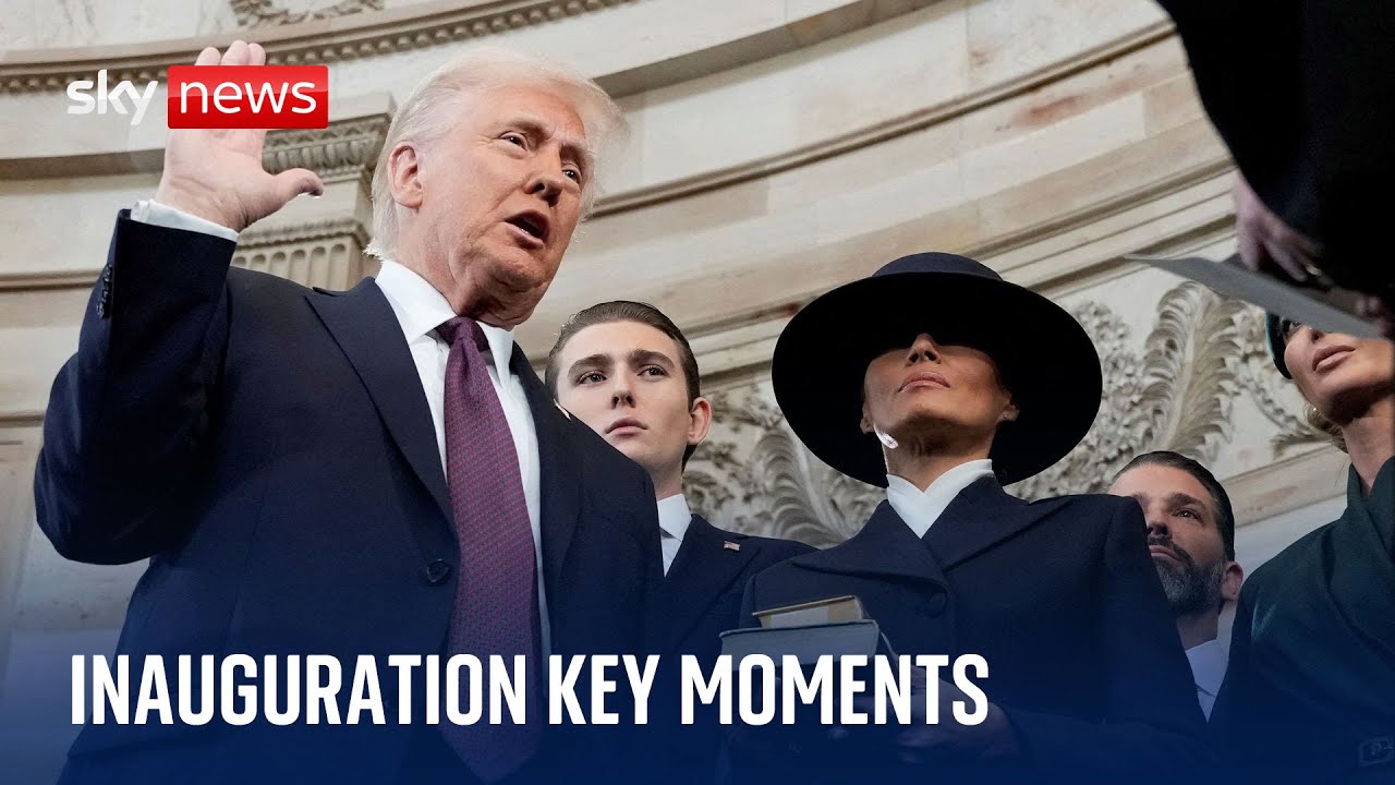 Key moments from Trump's inauguration