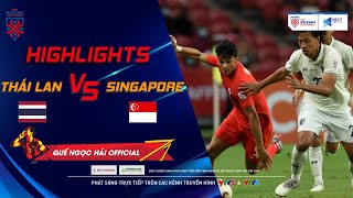 Highlights | Thái Lan - Singapore | Voi Chiến thắng thắng dễ chủ nhà dù dùng đội hình 2