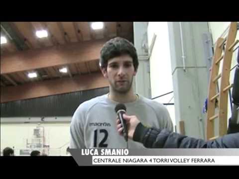 Telestense Sportline intervista a Luca Smanio centrale Niagara 4 Torri Volley Ferrara