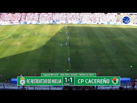 Reportaje: RC Recreativo de Huelva - CP Cacereño (2ª RFEF 22/23. Final por el Ascenso. Vuelta)