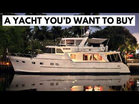 Bereit zur Kreuzfahrt!!! 🛳️ $749.000 Grand Alaskan 60 Liveaboard Fast Trawler Yacht Tour