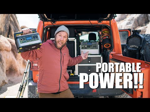 How we use our Goal Zero Yeti 1500X and Yeti 500X in our Jeep! Which one is better for you??