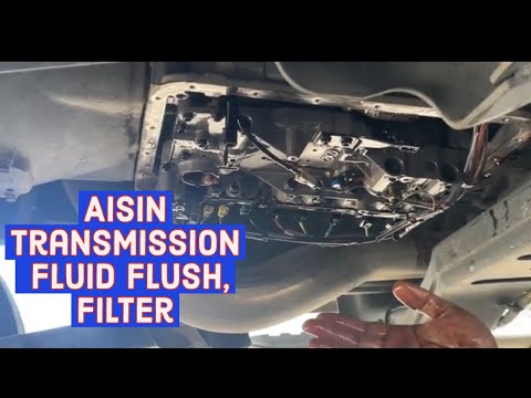 Dodge 5500 AISIN transmission fluid, filter change DIY.