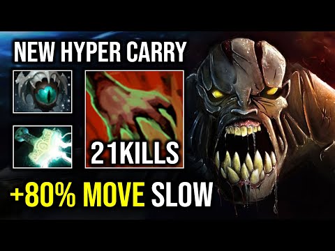WTF +80% Move Slow Ghoul Frenzy Lifestealer with Skadi Electric DPS 10K MMR Dota 2