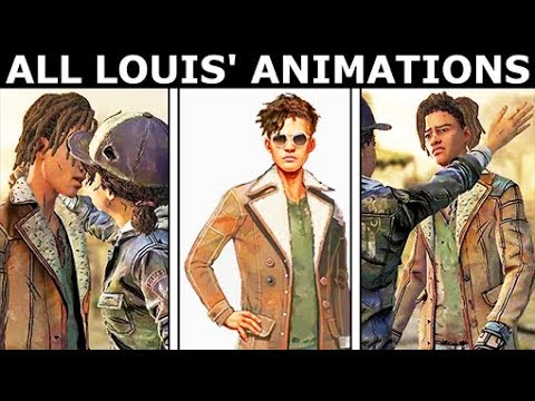 All Louis' Animations, Voices & Outfits - The Walking Dead: The Telltale Definitive Series