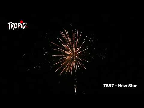 TB57 - New Star  - TROPIC Fireworks, Fajerwerki, Feuerwerk, Vuurwerk, Feu d'artifice