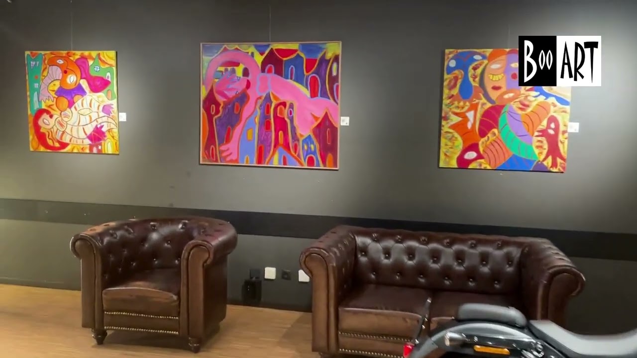 Groep expositie Mia van der Moolen video