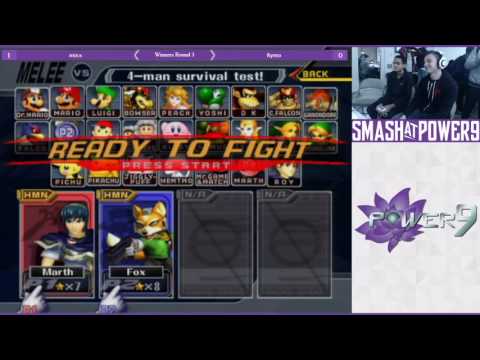 S@P9 #14 - mixx (Marth) VS Rymo (Fox) SSBM Winners Round 3