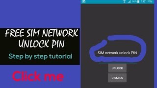 How to unlock sim network pin for free