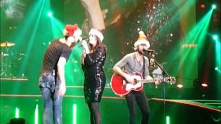 Lady Antebellum singing "Blue Christmas" in Morgantown, WV