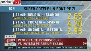 Joi pariem pe trei SUPER COTE: Valori de 2.65, 2.95 si 4.20!