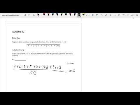 Matura Jänner 2020 AHS Aufgabe 20