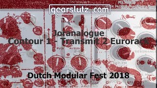 Video thumbnail for Joranalogue Contour 1 Transmit 2 Eurorack @ DMF 2018 by Gearspace Forum