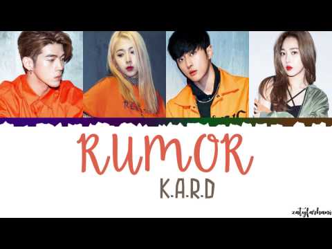 K.A.R.D - RUMOR Lyrics [Color Coded_Han_Rom_Eng]