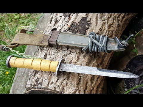 Restoring a WW2 USM3 knife and USM8 scabbard