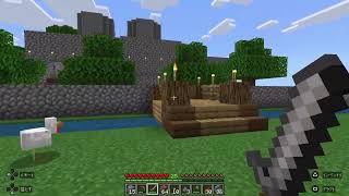 年金生活者のマイクラ生活　丸石で要塞を作る#2