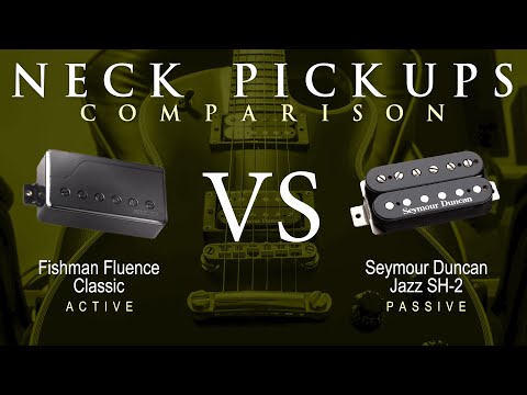 Fishman FLUENCE CLASSIC vs Seymour Duncan JAZZ SH-2 - Neck Pickup Guitar Tone Comparison Demo