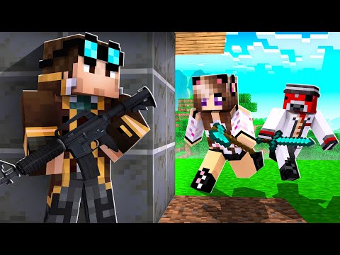 FACCIO IL CACCIATORE NELLA SPEEDRUN DEI MIEI AMICI SU MINECRAFT!!