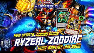 MASTER DUEL - COMBO GUIDE RYZEAL ft. ZOODIAC DECK POST BANLIST 2026 - COMBO 1 CARD = 10 DISRUPTION