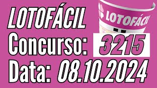 ???? Resultado Lotofácil de hoje, Lotofácil de Hoje, LOTOFÁCIL de hoje 8/10,