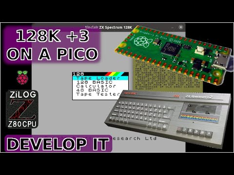 RPi Pico As A Sinclair ZX Spectrum 128K +3