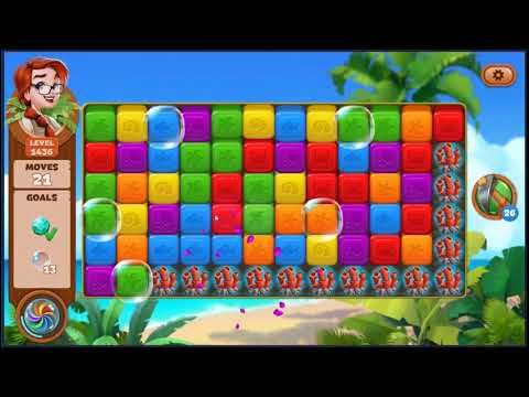 Lost Island Blast Adventure Level 1436 - NO BOOSTERS 🏝️ | SKILLGAMING ✔️