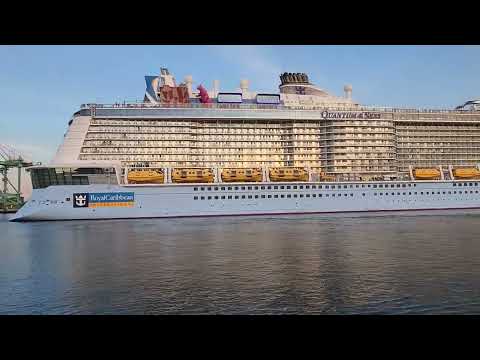 Thumbnail for QUANTUM OF THE SEAS departs San Pedro following NAVIGATOR OF THE SEAS 