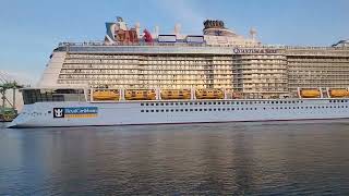 QUANTUM OF THE SEAS departs San Pedro following NAVIGATOR OF THE SEAS 