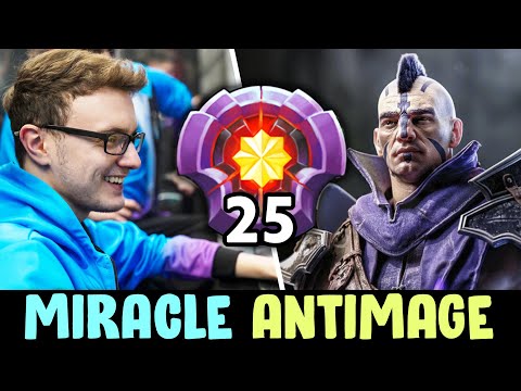 Miracle signature ANTIMAGE vs 25 lvl Ember SPAMMER Gunnar