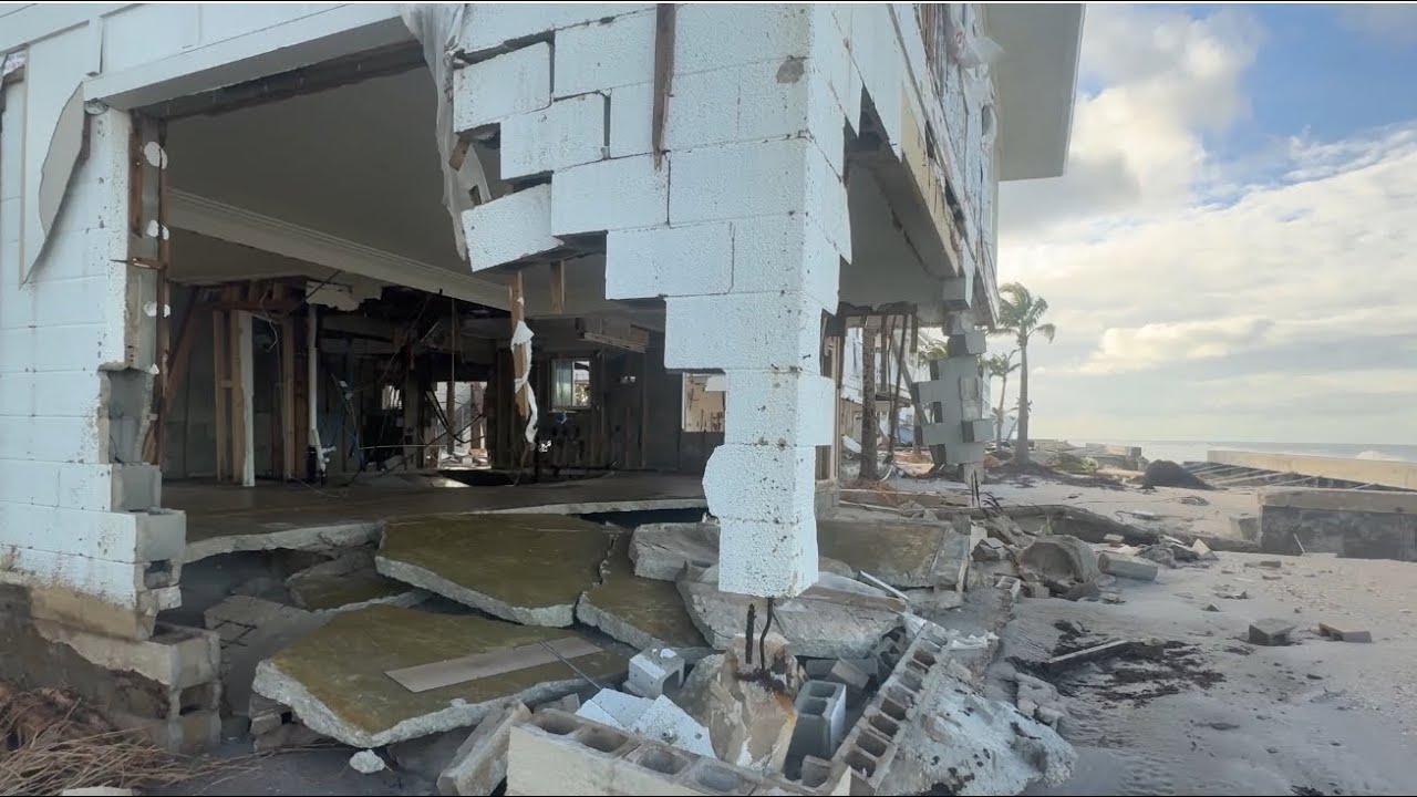 Hurricane Milton Storm Surge Slams Small Towns As Tampa is Spared