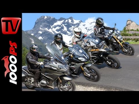BMW Boxer Vergleich Alpen | R 1200 R, R 1200 RS, R 1200 RT, GS Adventure