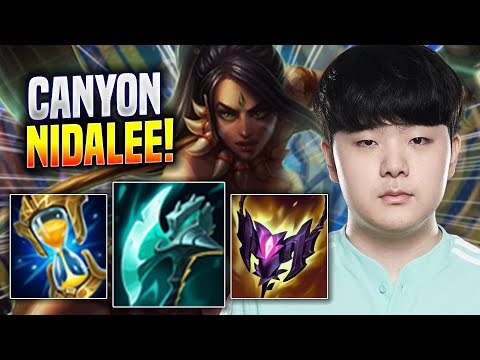 CANYON IS A GOD WITH NIDALEE! - DK Canyon Plays Nidalee JUNGLE vs Poppy! | Season 2022