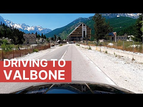 From Bajram Curri to Valbonë | Car Driving - 🇦🇱 Albania 2021 @MTravelVlog