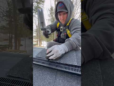 Ridge Went Install. VentSure Owens Corning #diy #construction #tools