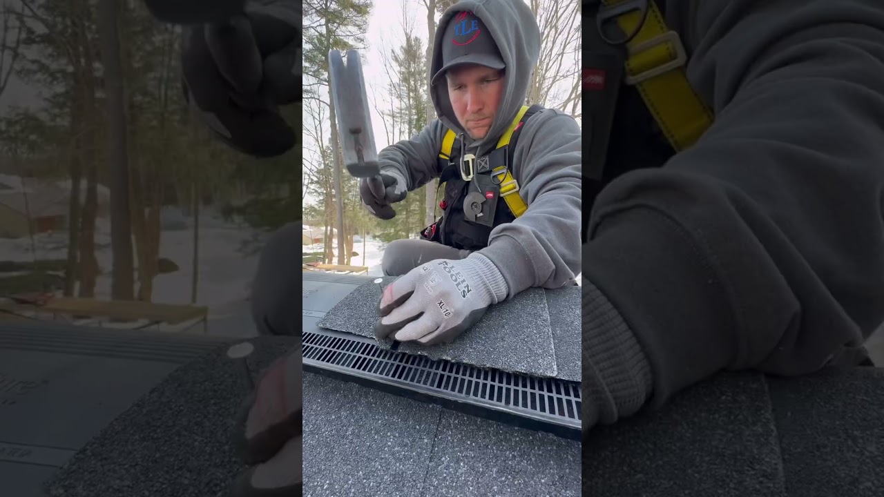 Ridge Went Install. VentSure Owens Corning #diy #construction #tools