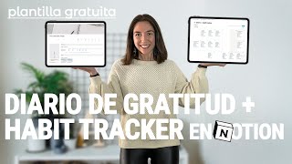 Diario de GRATITUD + HABIT TRACKER en NOTION para emprendedores [ + plantilla gratuita en el vídeo ]