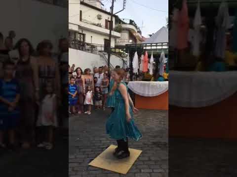Kavala Greece street dancing - Cane Creek cloggers