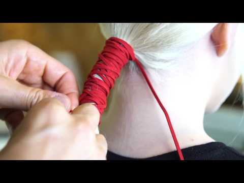 How to Do a Ribboned Ponytail Hairstyle
