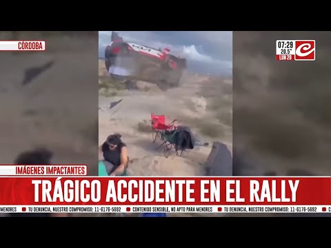 Terrible accidente en el Rally deja un espectador de 25 años muerto