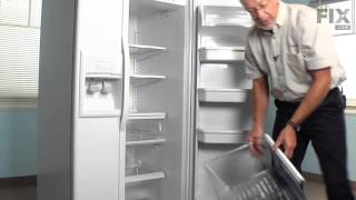 Whirlpool Refrigerator Repair: How to Replace the Crisper Pan