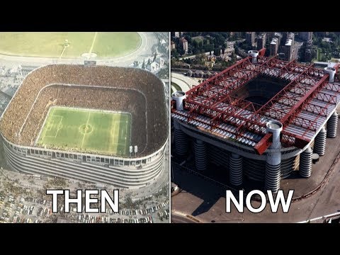 Serie A Stadiums Then & Now Video