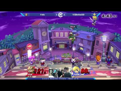 SOS39 Losers Quarters - Felix (Fox) vs V3|Bethel3D (Toon Link)