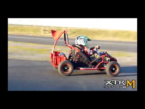 Karting enfant 1000W Gody bleu