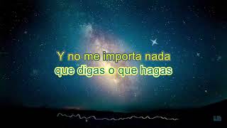 No Me Importa Nada  Luz Casal karaoke LR