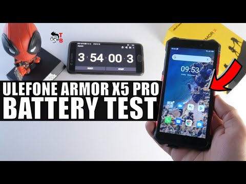 Ulefone Armor X5 Pro - Battery Drain Test and Charging Time